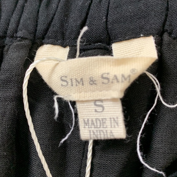 NWT Sim & Sam Black Shorts - Picture 7 of 11